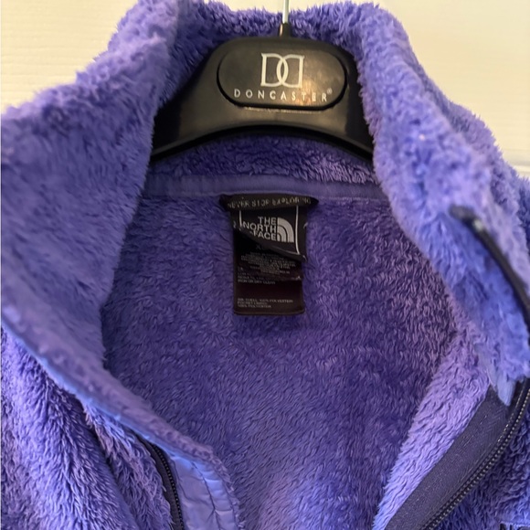 The North Face Purple Fuzzy Full-Zip Jacket Size XS - Picture 2 of 9